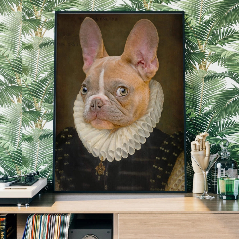 French Bulldog Portrait Print
