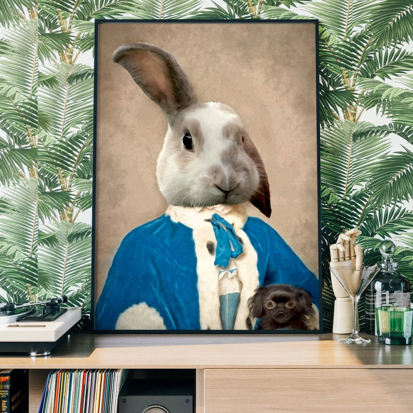 Bunny Portrait Print