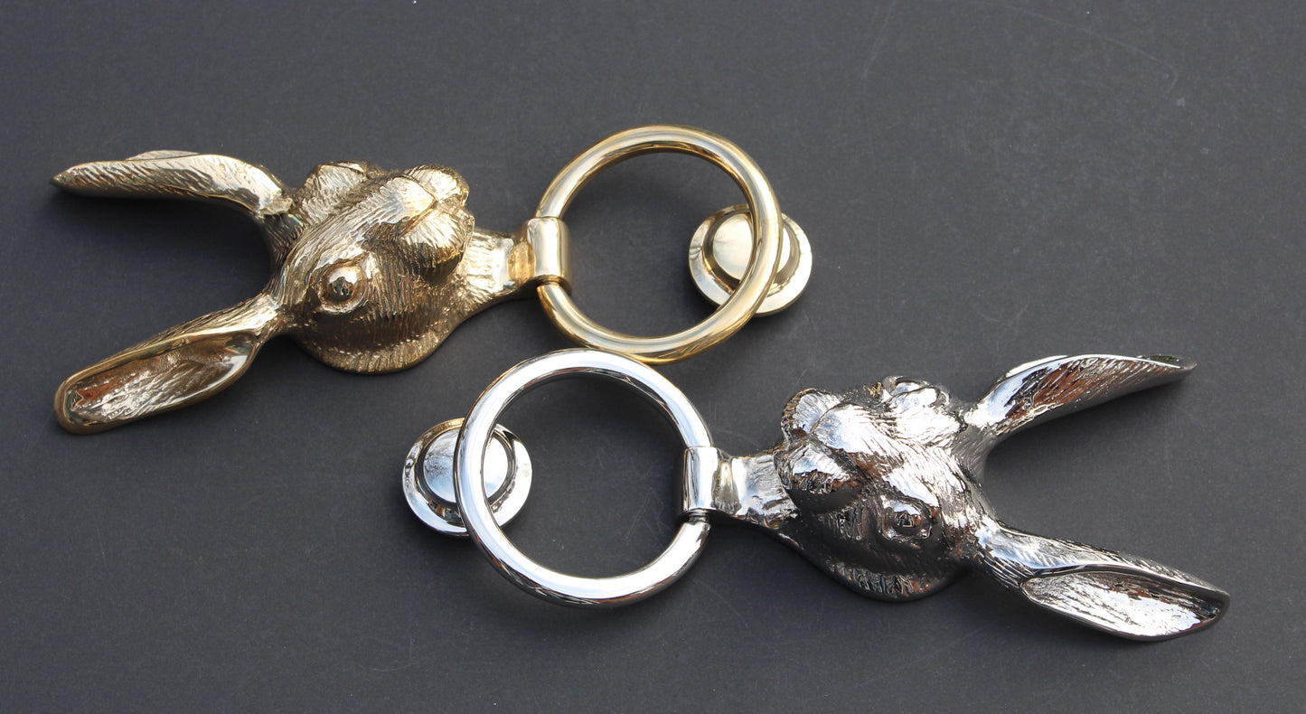 Hare Door Knocker - Various Finishes