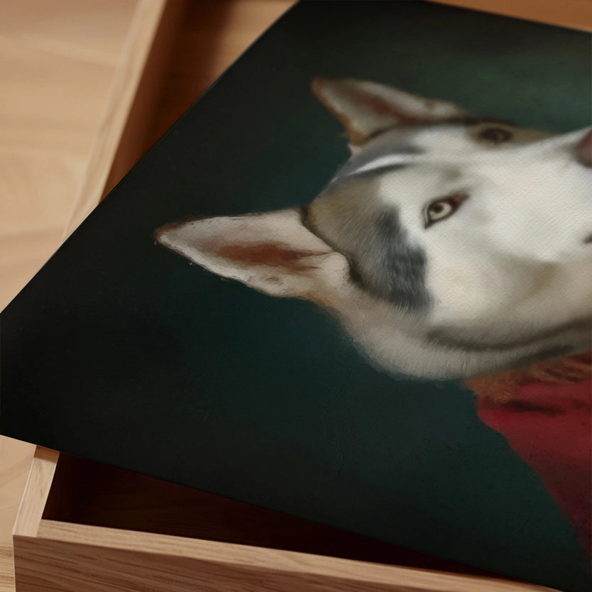 Husky Dog Portrait Print