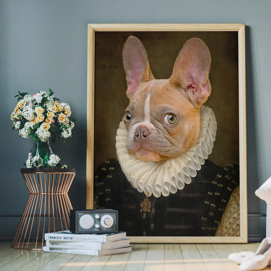 French Bulldog Portrait Print