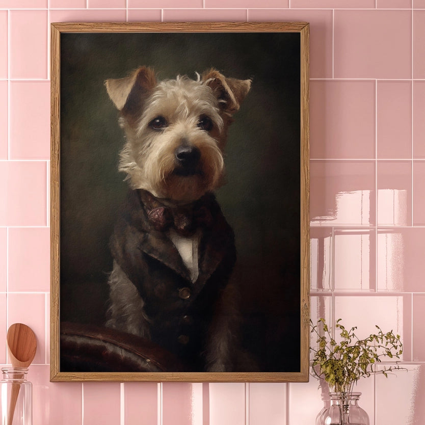 Yorkshire Terrier Dog Portrait Print
