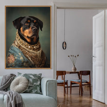 Rottweiler Dog Portrait Print