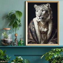 Snow leopard Head Portrait Print