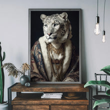 Snow leopard Head Portrait Print
