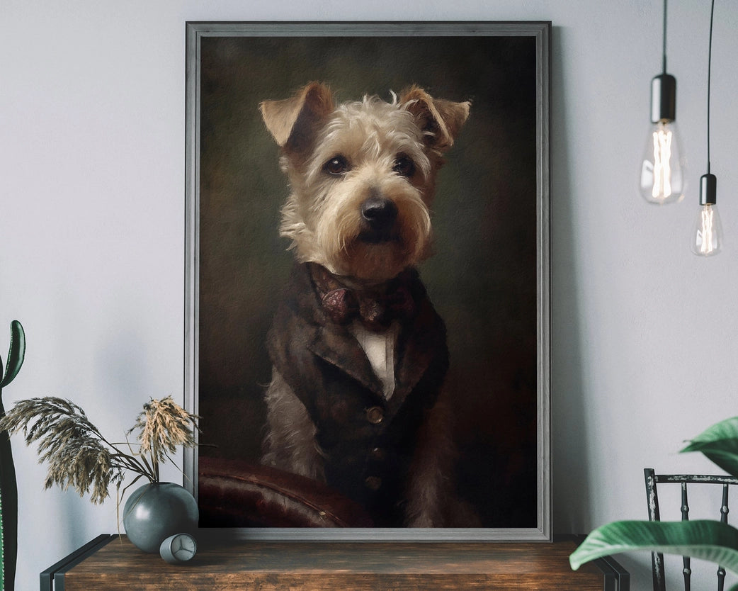 Yorkshire Terrier Dog Portrait Print