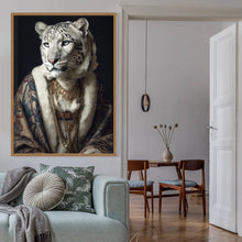 Snow leopard Head Portrait Print