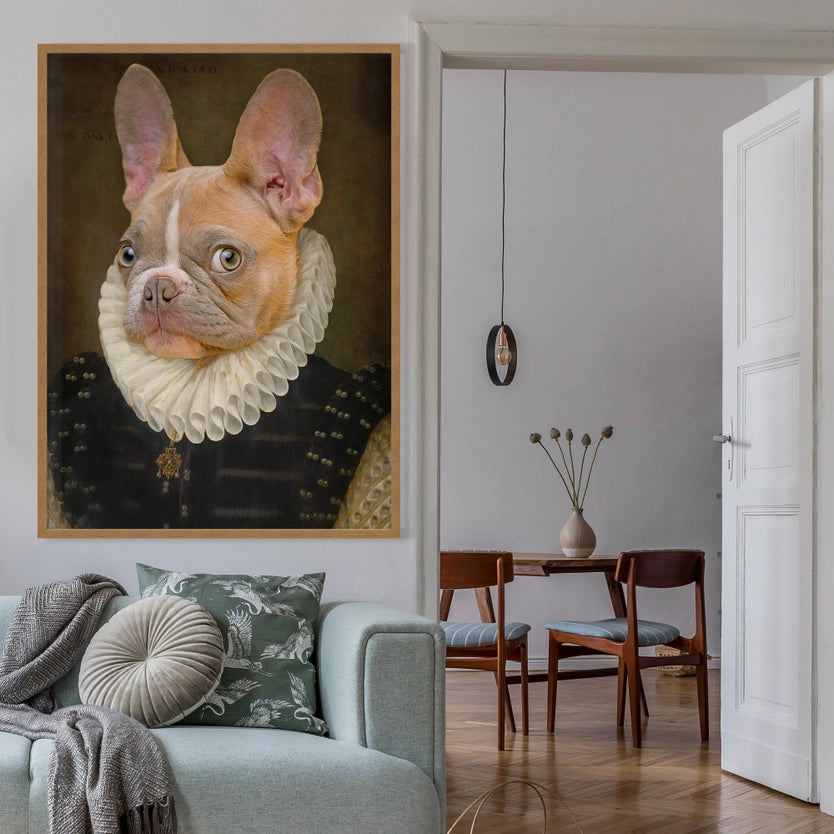 French Bulldog Portrait Print