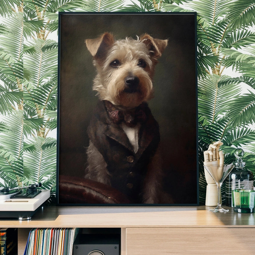 Yorkshire Terrier Dog Portrait Print