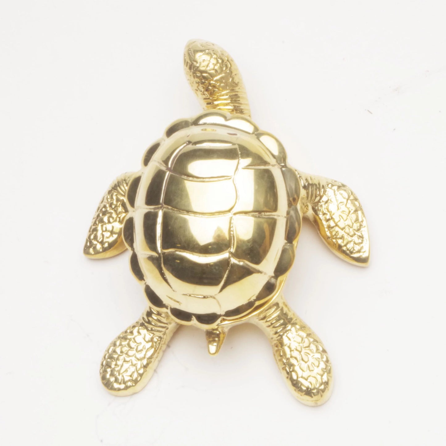 Turtle Door Knocker - Polished Brass or Chrome Finish