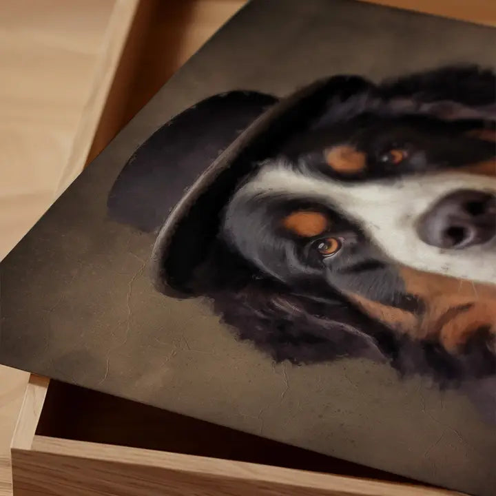 Bernese Mountain Dog Portrait Print