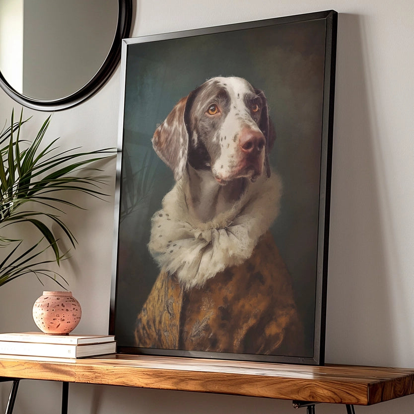 German Shorthaired Pointer GSP Dog Portrait Print
