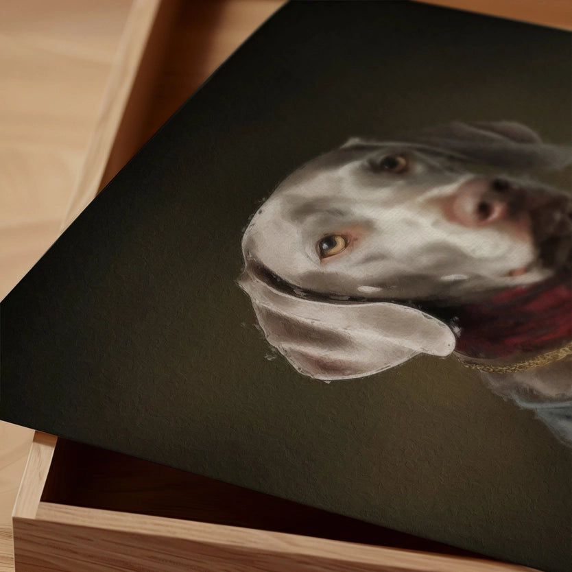 Weimaraner Dog Portrait Print