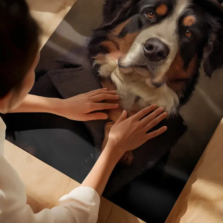 Bernese Mountain Dog Portrait Print