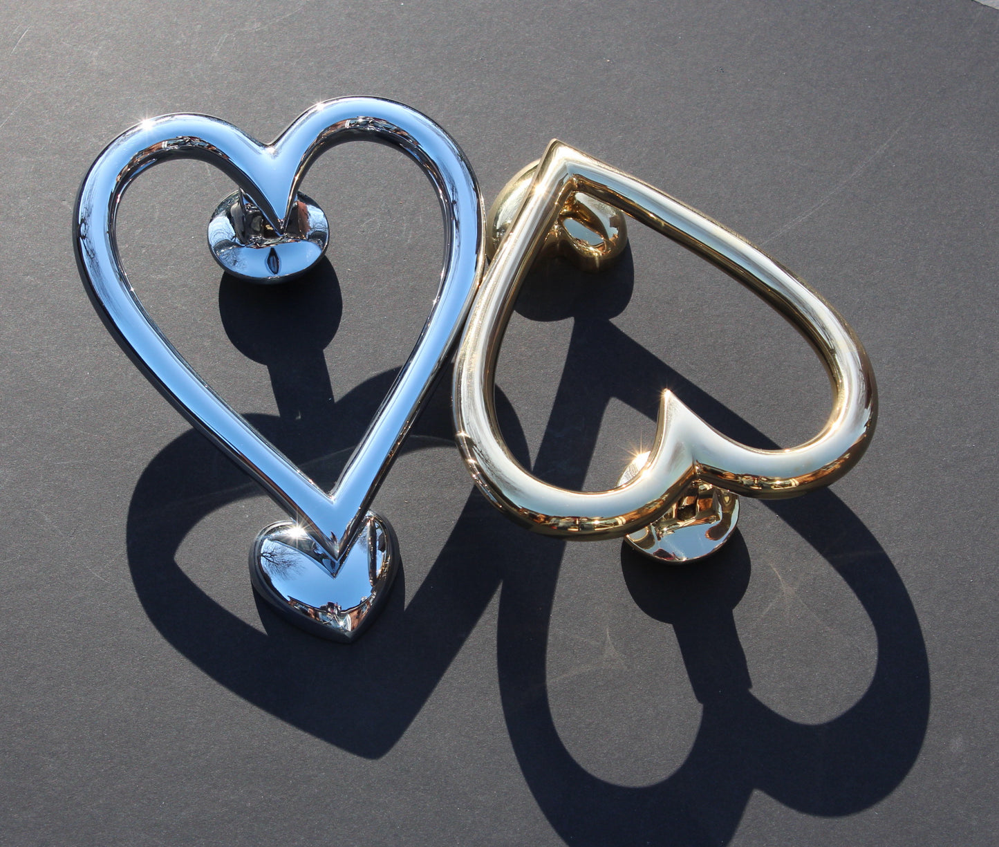 Heart Door Knocker - Various Finishes