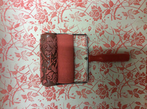 ROLLER: Wild Roses Flower Pattern Paint Roller