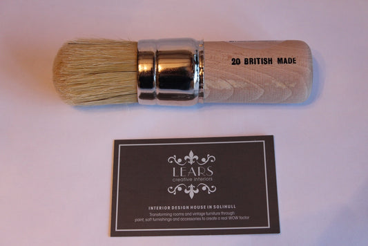 Round Pure Bristle Wax Brush