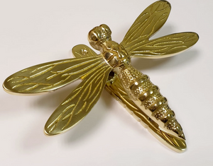 Dragonfly Door Knocker - Brass or Nickel Finish