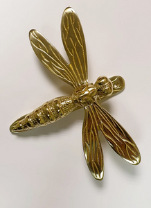 Dragonfly Door Knocker - Brass or Nickel Finish