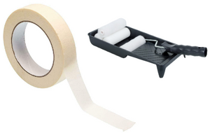 Masking Tape and Mini Paint Roller Set