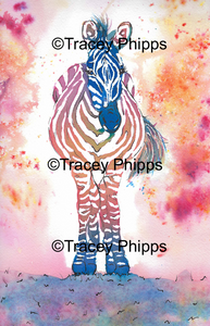 Zebra watercolour